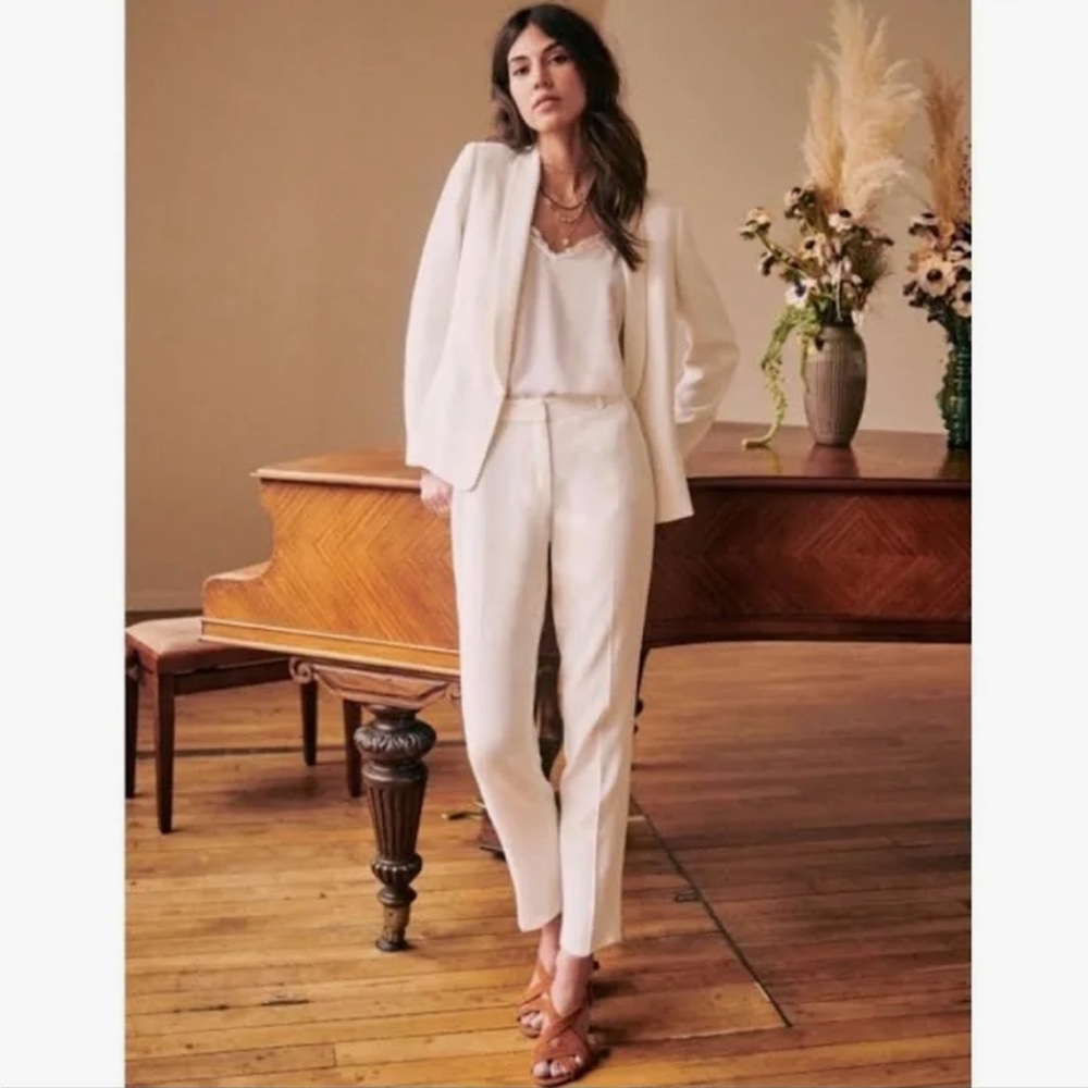 Sezane Gustavo Cream “Nude” Trousers for Women
